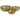 Gold Metal Bowl Set of 3 | 49 cm / 19.3 in | Luxury Decor, Centerpiece