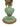 Set of Two Tall Green Candle Holders | 66 cm / 26 in | Decorative Bird & Floral Design