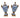 Porcelain and Bronze Vase Set | 50 cm / 20 in | Elegant Decorative Vases & Candle Holders