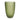 Hand-Cut Green Frosted Glass Vase | 28 cm / 11 in | Modern Minimalist Home Centerpiece