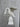 White-Patinated Cast Iron Swan | 33 cm / 13 in | Garden Bird Decor, Vintage Sculpture