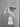 White-Patinated Cast Iron Swan | 33 cm / 13 in | Garden Bird Decor, Vintage Sculpture