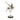 Woman in Cocktail Glass Bronze Sculpture | 53 cm / 20.8 in | Elegant Figurative Centerpiece
