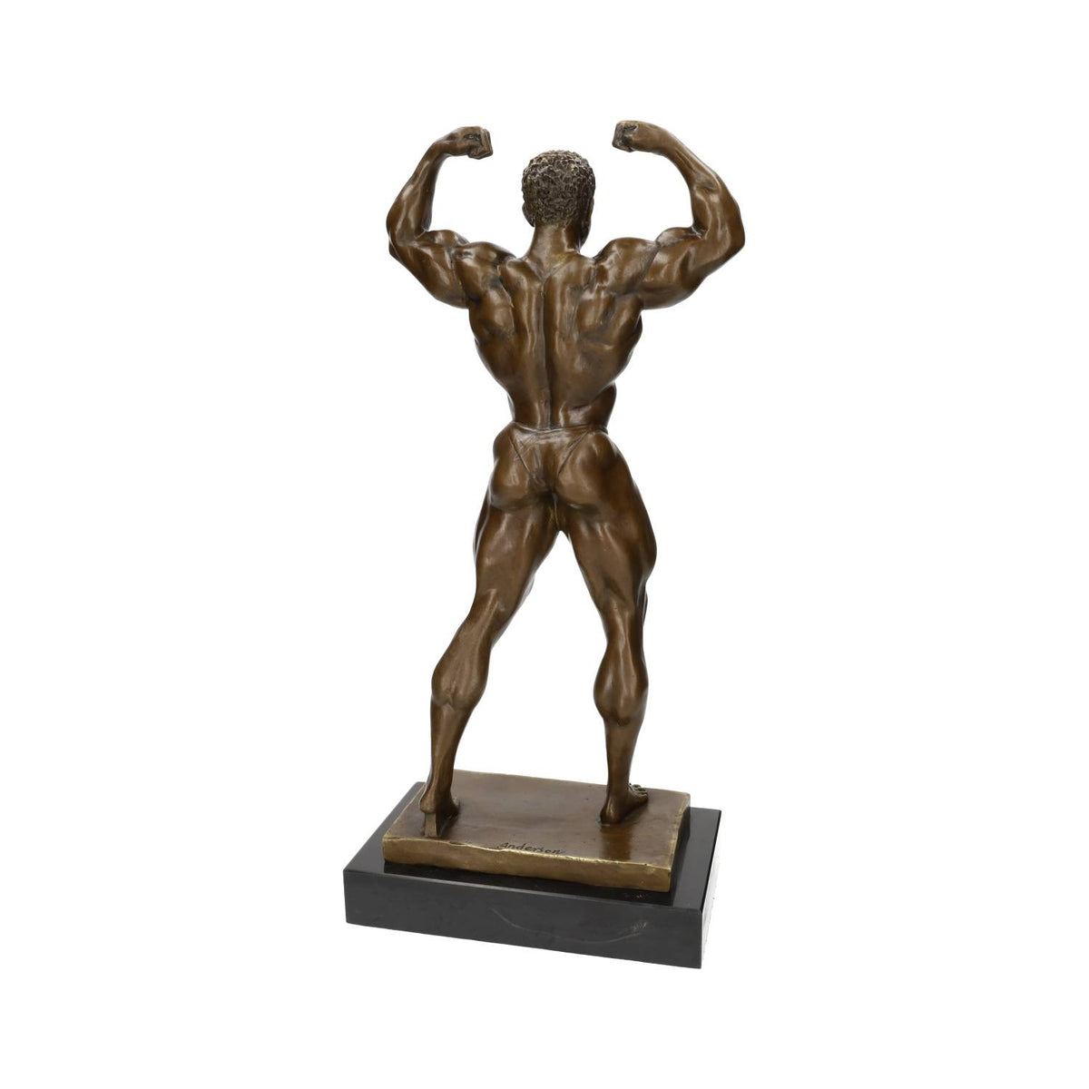 Bronze Bodybuilder Sculpture | 48 cm / 18.9 in | Symbol of Strength ...
